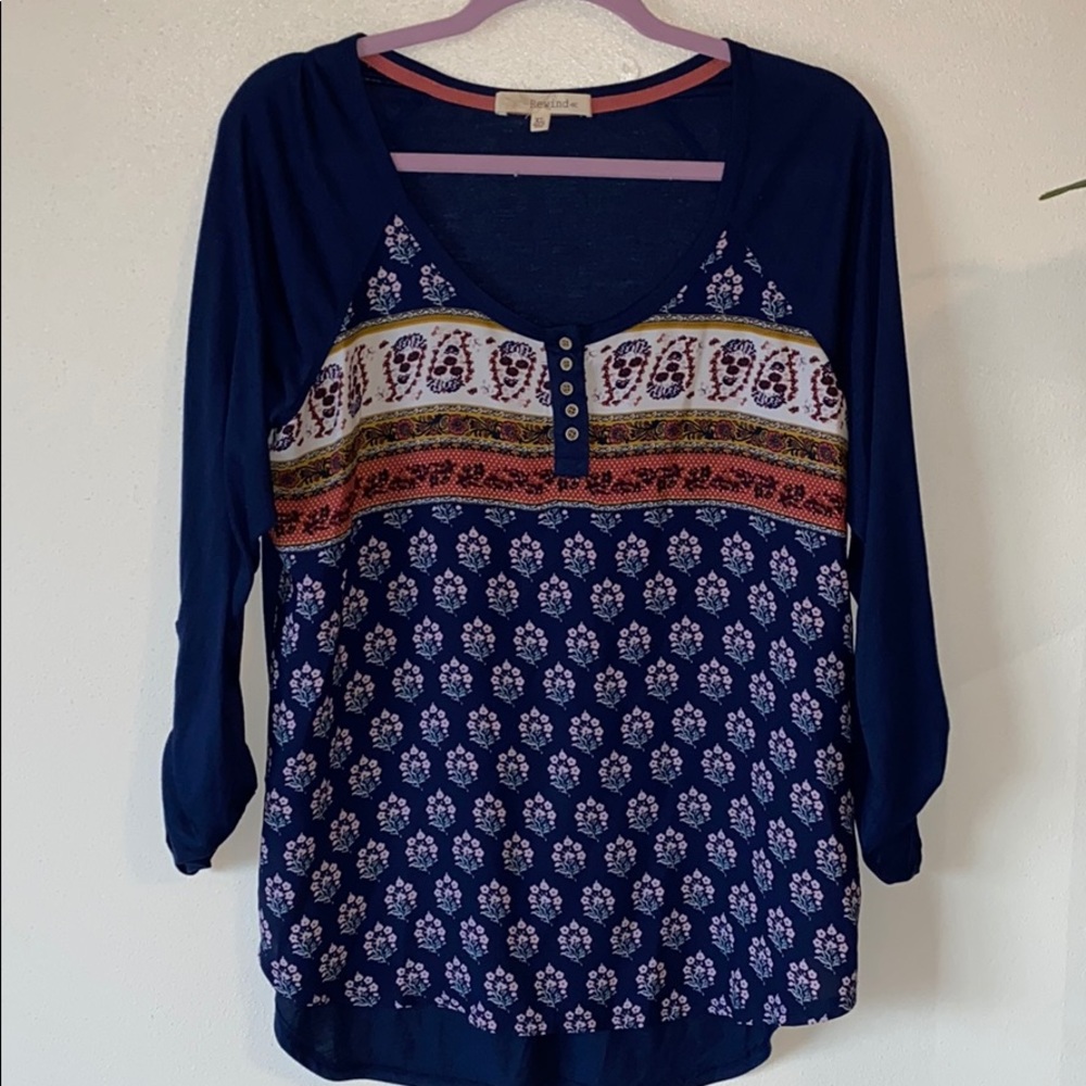 COPY - (3/$15 Sale) Cute Spring Blouse